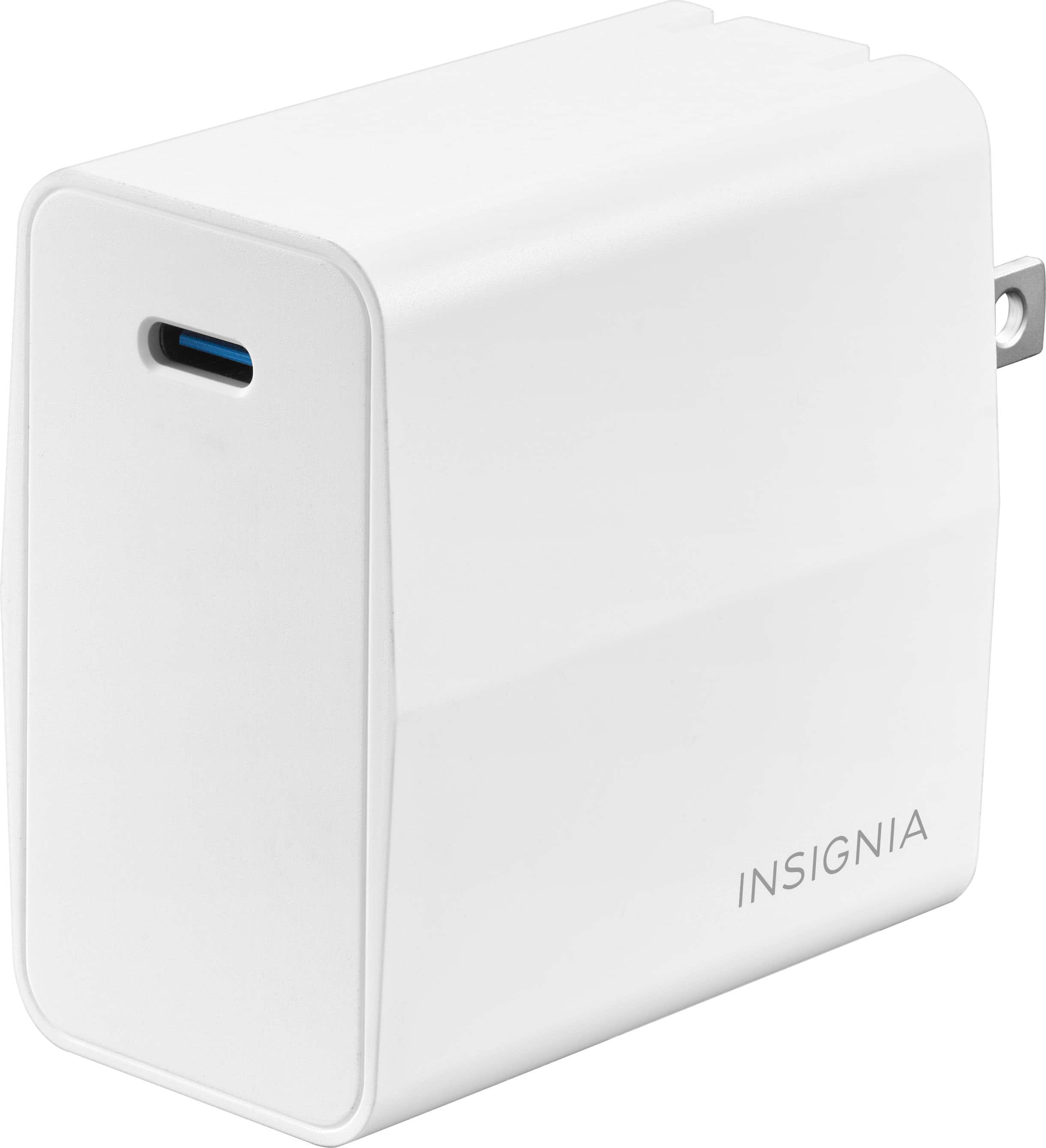 Alt View 11. Insignia™ - 100W USB-C GaN Wall Charger for MacBook Pro, MacBook Air, iPads, Galaxy tablets, and other USB-C laptops and Devices - White.