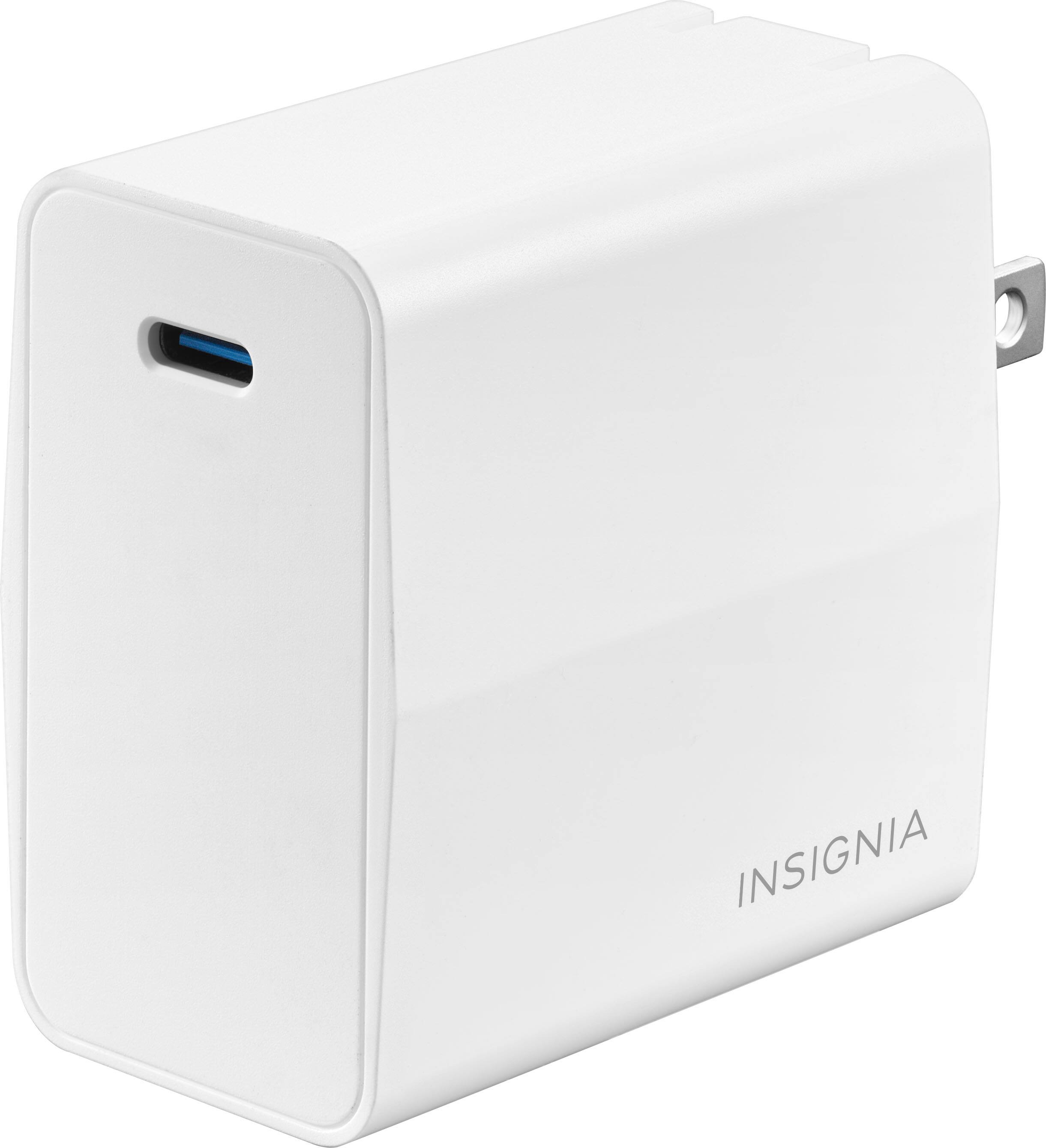 Alt View 11. Insignia™ - 100W USB-C GaN Wall Charger for MacBook Pro, MacBook Air, iPads, Galaxy tablets, and other USB-C laptops and Devices - White.