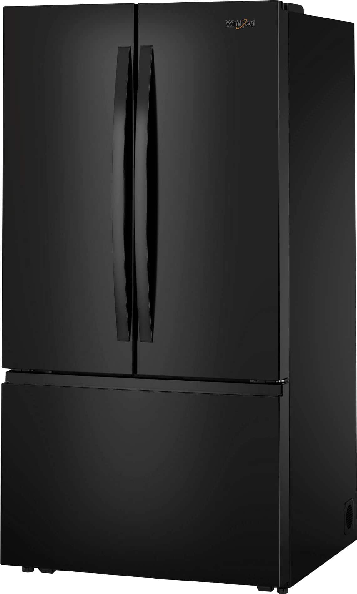 Alt View 2. Whirlpool - 31 Cu.Ft. French Door Refrigerator with Ice Maker and Family-Sized Capacity - Black.