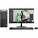 Front. Lenovo - ThinkCentre M910t Desktop - Intel Core i7 - 8GB Memory - 1TB Hard Drive - Black.