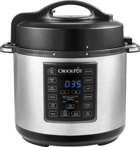 Crock-Pot - Express Crock 6-Quart Pressure Cooker - Stainless Steel was $99.99 now $71.99 (28.0% off)