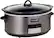 Angle. Crock-Pot - 8-Quart Slow Cooker - Black Stainless.