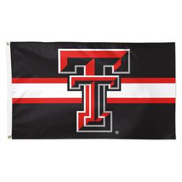 WinCraft - Texas Tech Red Raiders 3' x 5' Horizontal Stripe Deluxe Single-Sided Flag - Multicolor