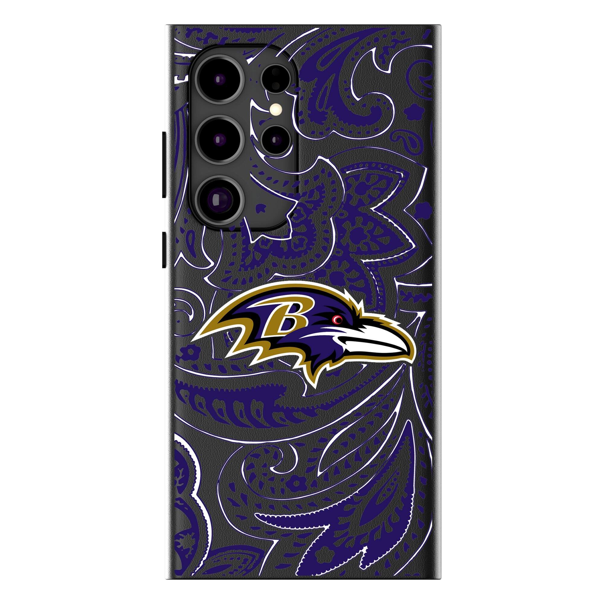 Keyscaper - NFL - Baltimore Ravens Paisley Galaxy Magnetic Bump Case - S25 - Black price history on PriceWatchPro