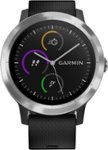 Front Zoom. Garmin - vívoactive 3 Smartwatch - Stainless steel.