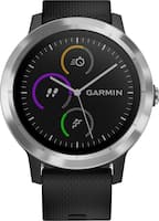 Garmin - vívoactive 3 Smartwatch - Stainless steel - Front_Zoom
