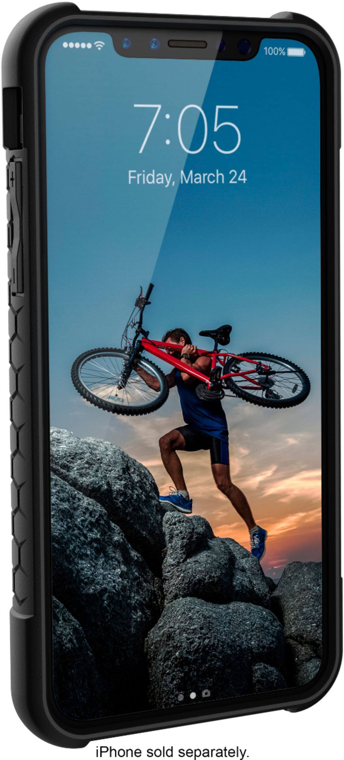 monarch series case for apple iphone x and xs - crimson