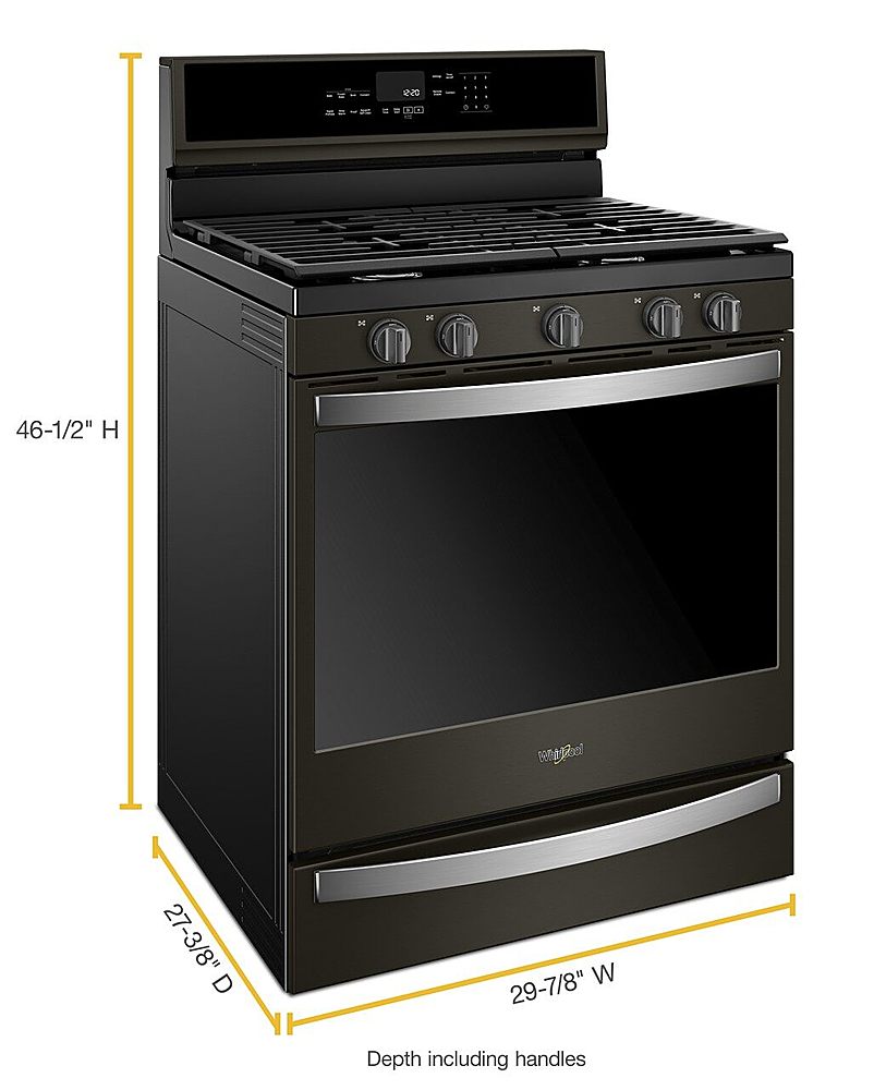 Whirlpool 5.8 Cu. Ft. Freestanding Gas Convection Range with Self