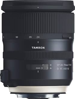 Tamron SP 24 70mm F/2.8 Di VC USD G2 Zoom Lens for Canon DSLR Tamron SP 24 70mm F/2.8 Di VC USD G2 Zoom Lens for Canon DSLR