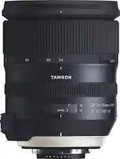 Front. Tamron - SP 24-70mm F/2.8 Di VC USD G2 Zoom Lens for Nikon DSLR cameras - Black.