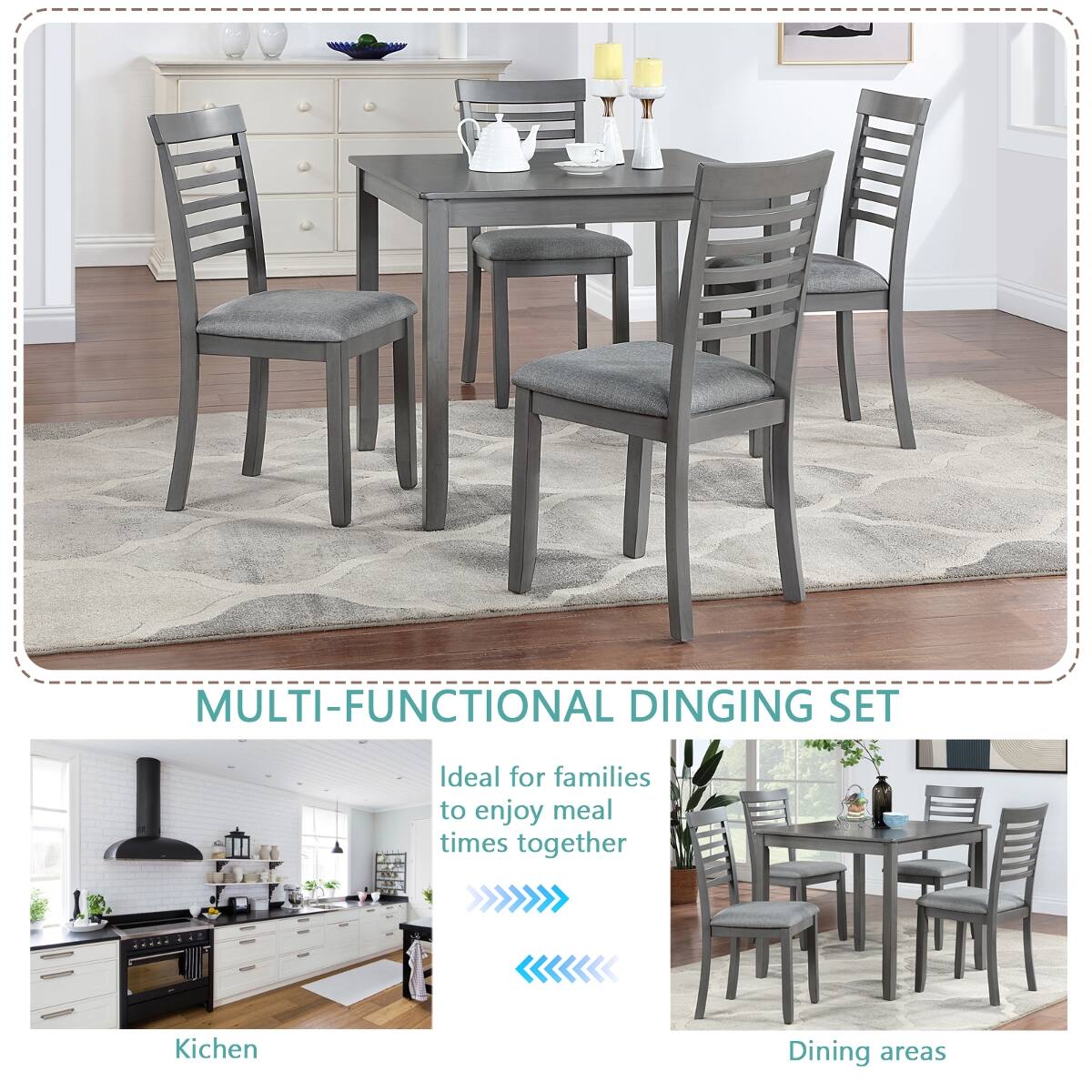 MULTI-FUNCTIONAL DINING SET

Ideal for families to enjoy meal times together

Kitchen

Dining areas