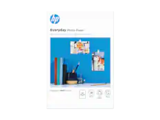 HP Everyday Photo Paper
Affordable photo projects with bright glossy photo paper
Designed for INKJET printers
4x6" (102x152 mm)
50 Sheets
53 lb (200 g/m²)
Glossy