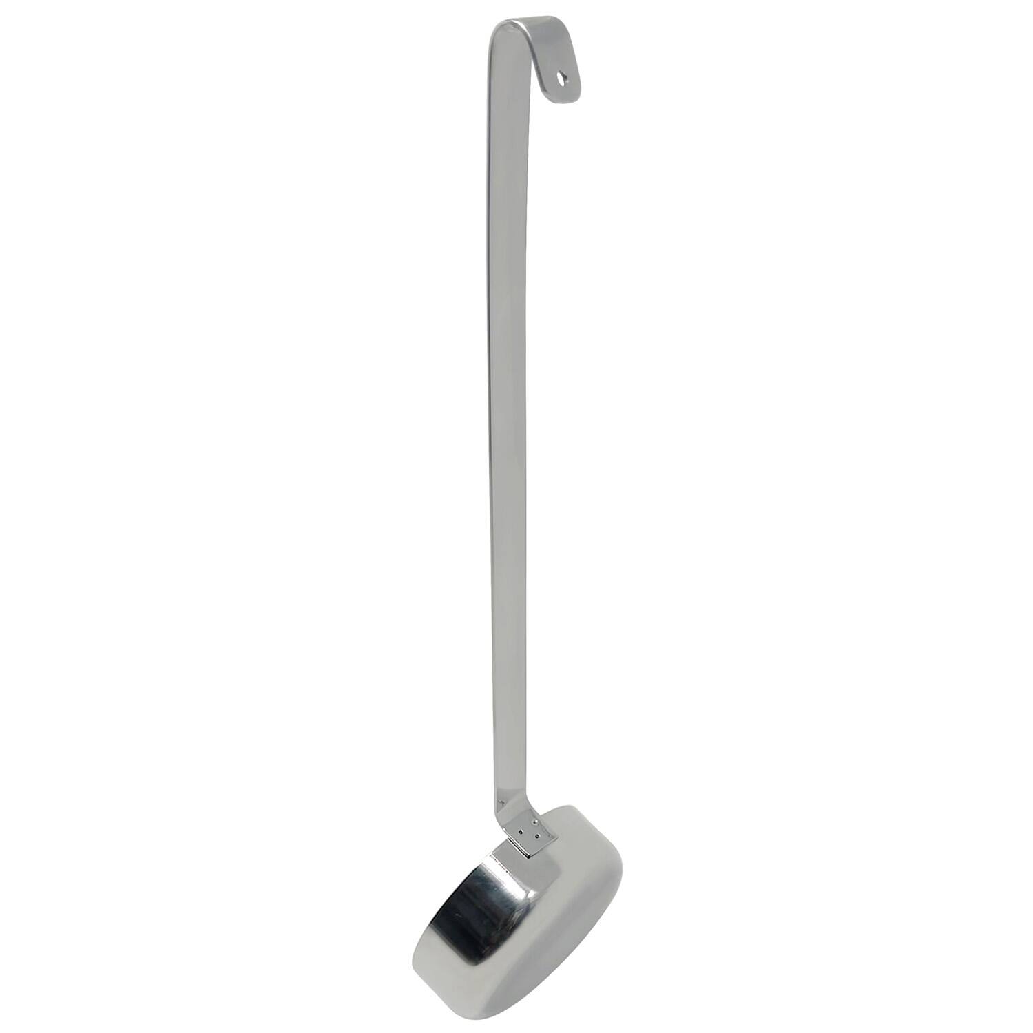 Alt View 4. Norpro - Stainless Steel Flat Bottom Ladle, 3 Ounce Capacity, Stainless Steel - Silver.