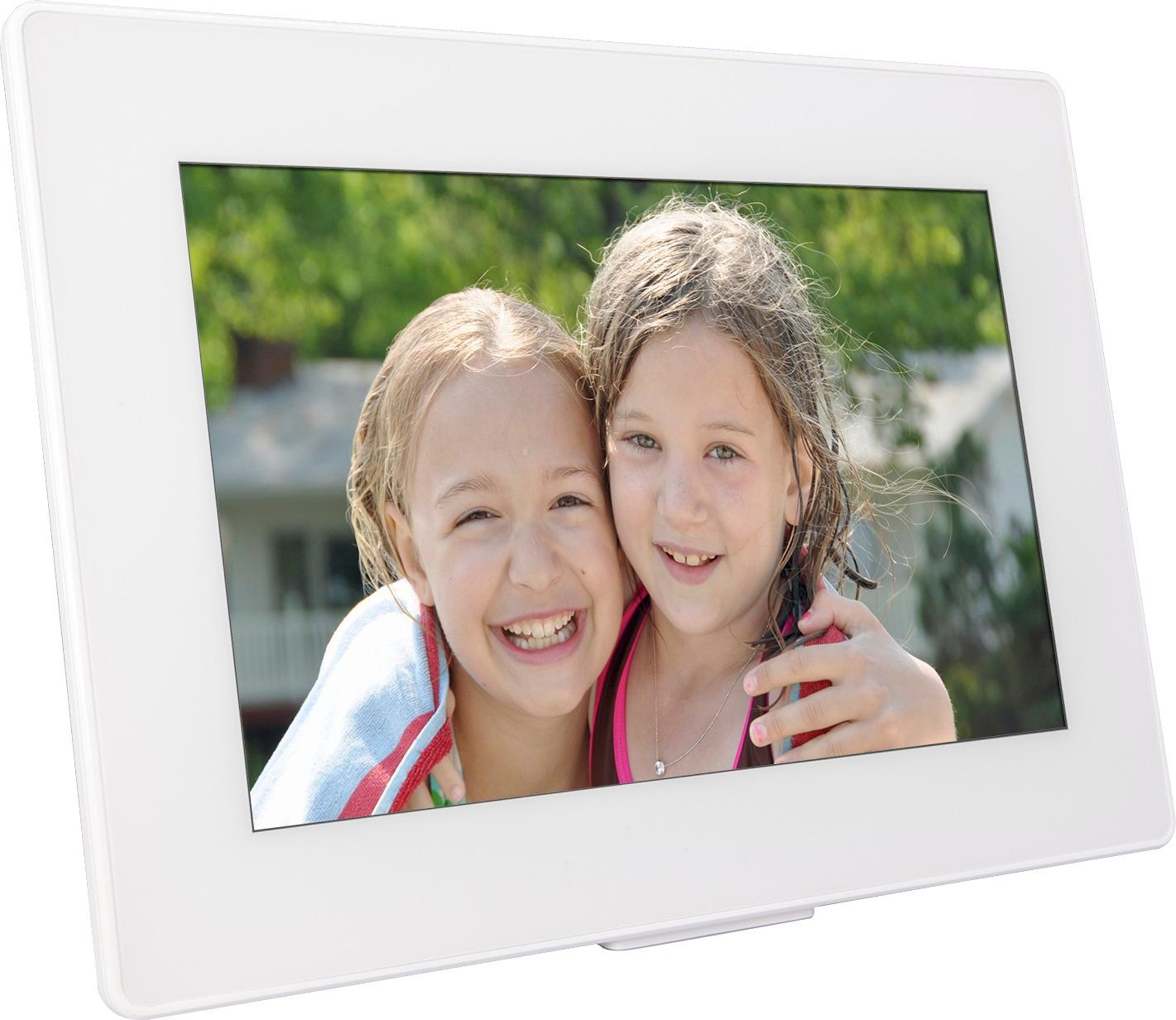 Angle View: PhotoSpring - 10.1" LCD Wi-Fi Digital Photo Frame with 16GB Memory