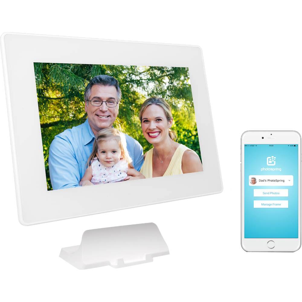 Best Buy PhotoSpring 10.1" LCD WiFi Digital Photo Frame with 32GB