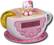 Angle Standard. Spectra - Hello Kitty Digital Clock AM/FM Radio with Night Light - Pink/White.