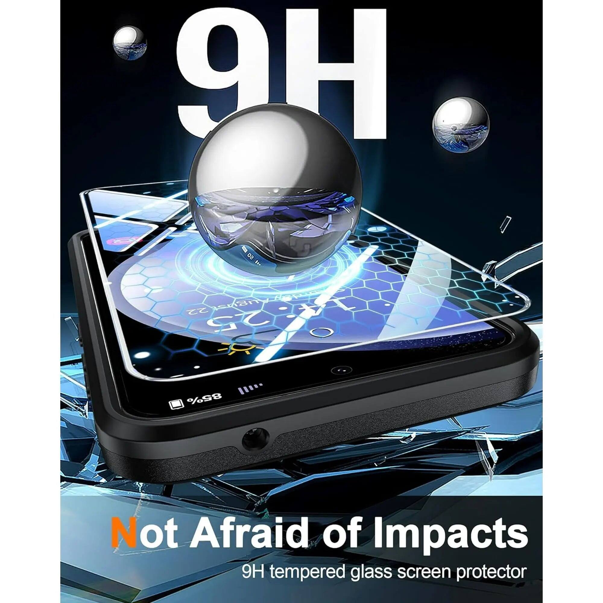 9H

22 Casnam 14:25
85%

Not Afraid of Impacts
9H tempered glass screen protector