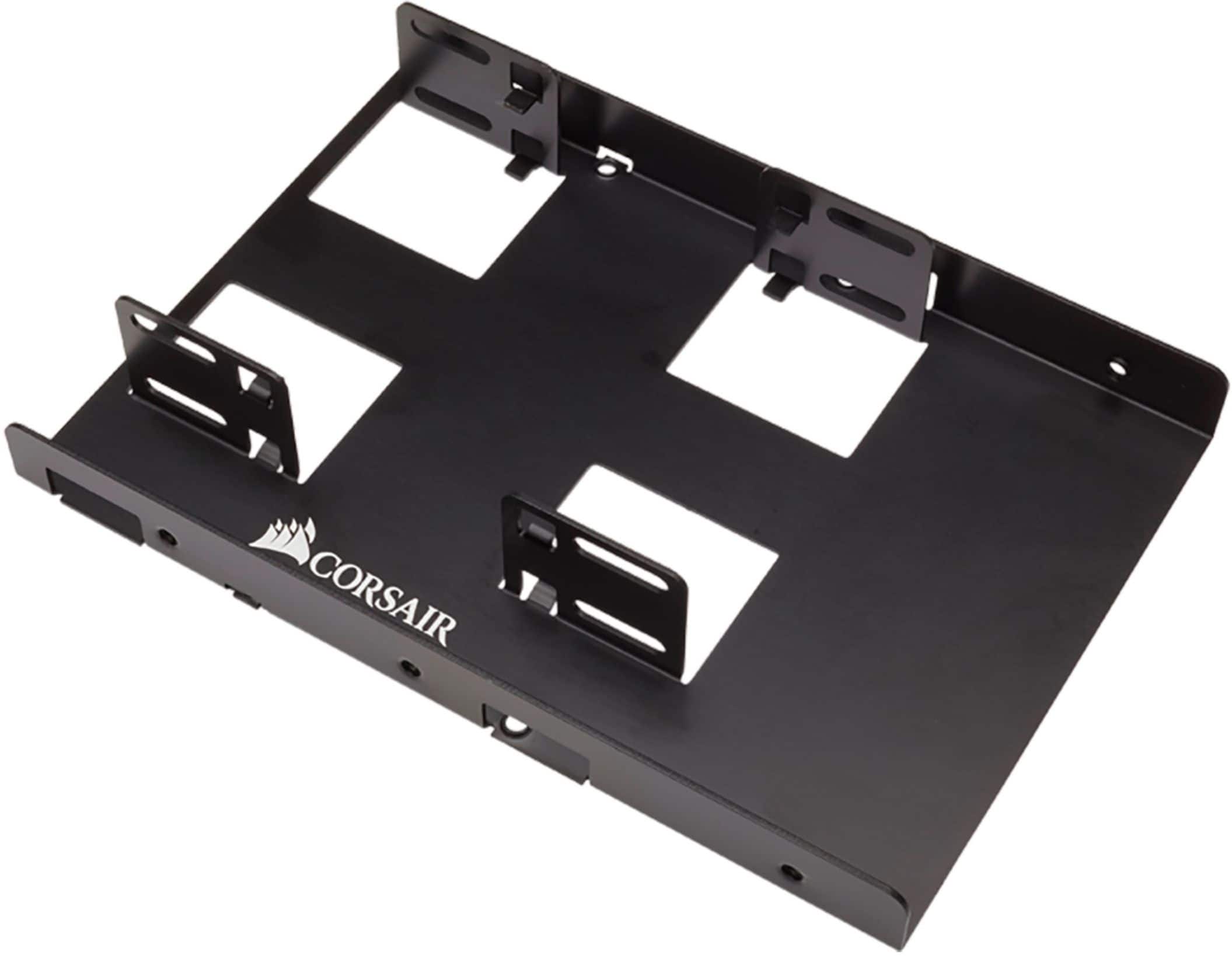 Alt View 11. CORSAIR - Dual SATA Drive Enclosure for 2.5" Solid-State Drives - Black.
