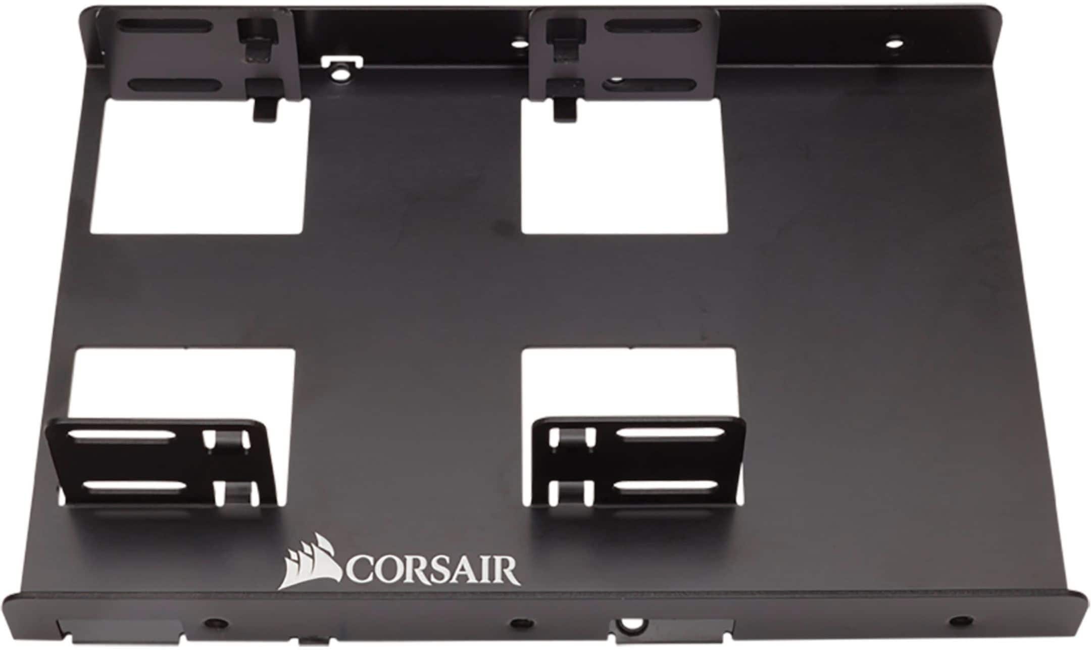 Alt View 12. CORSAIR - Dual SATA Drive Enclosure for 2.5" Solid-State Drives - Black.