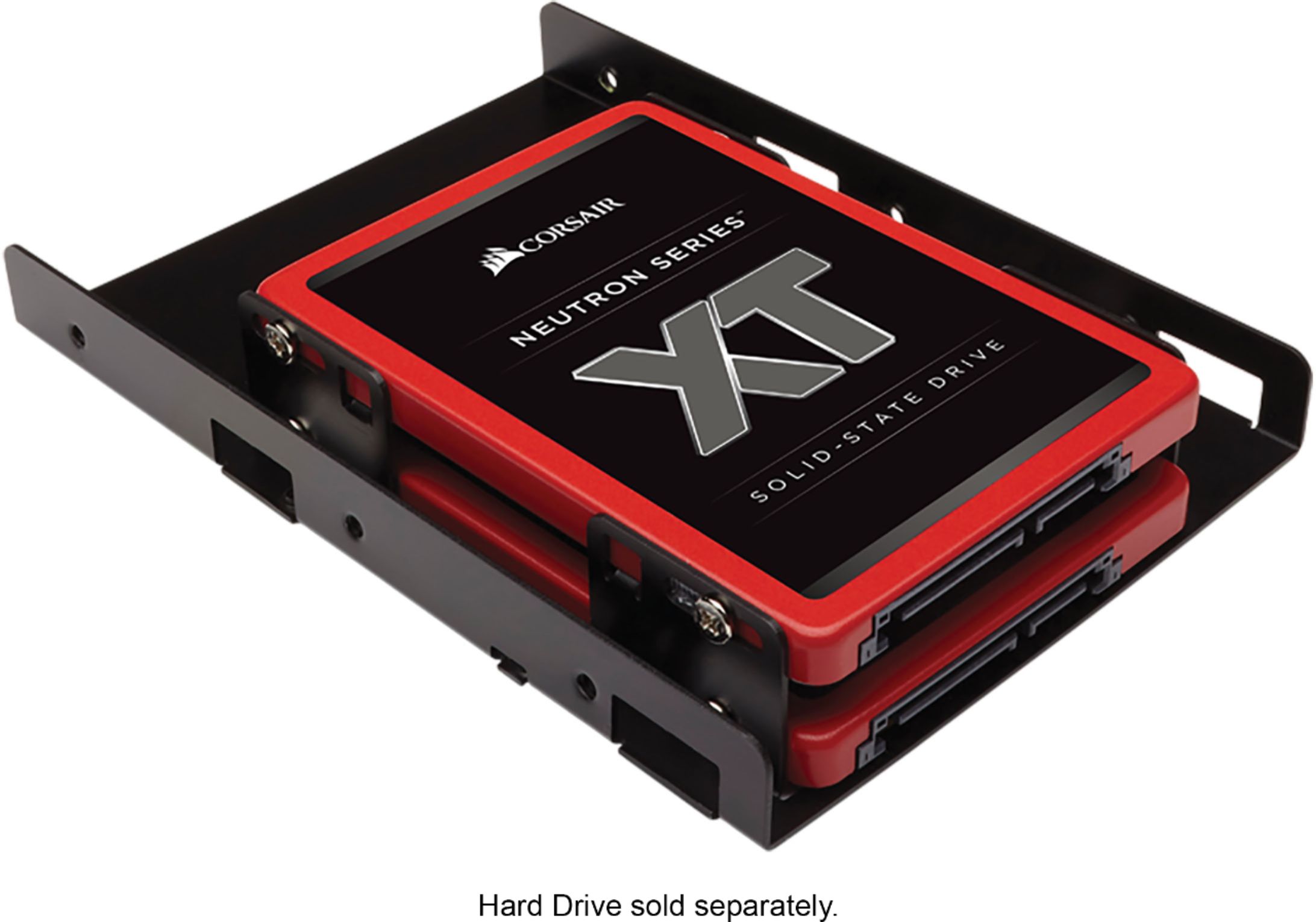 CORSAIR Dual SATA Drive Enclosure for 2.5 Solid-State Drives Black  CSSD-BRKT2 - Best Buy