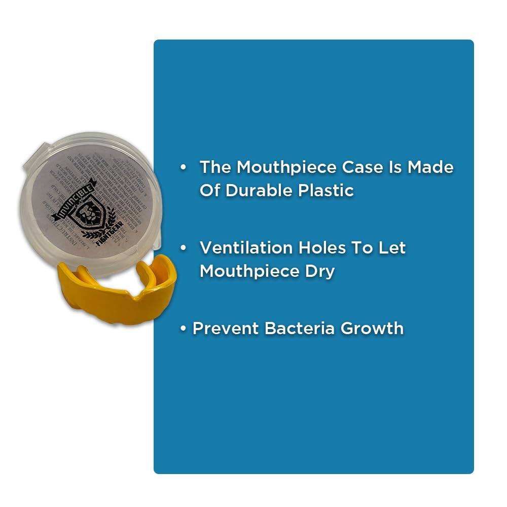 The Mouthpiece Case Is Made Of Durable Plastic  
Ventilation Holes To Let Mouthpiece Dry  
Prevent Bacteria Growth