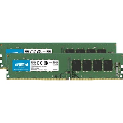 Crucial 16GB (2 x 8GB) 288 Pin PC RAM DDR4 3200 (PC4 25600 Crucial 16GB (2 x 8GB) 288 Pin PC RAM DDR4 3200 (PC4 25600