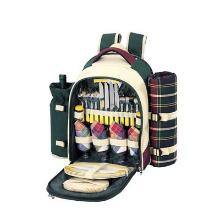 Front Large. Sutherland Baskets - Stonington Farms Picnic Backpack.