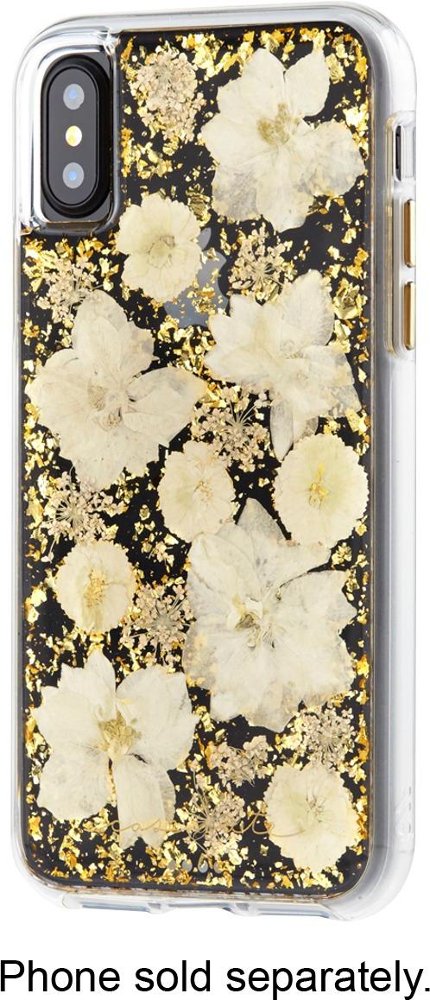 karat petals case for apple iphone x and xs - white
