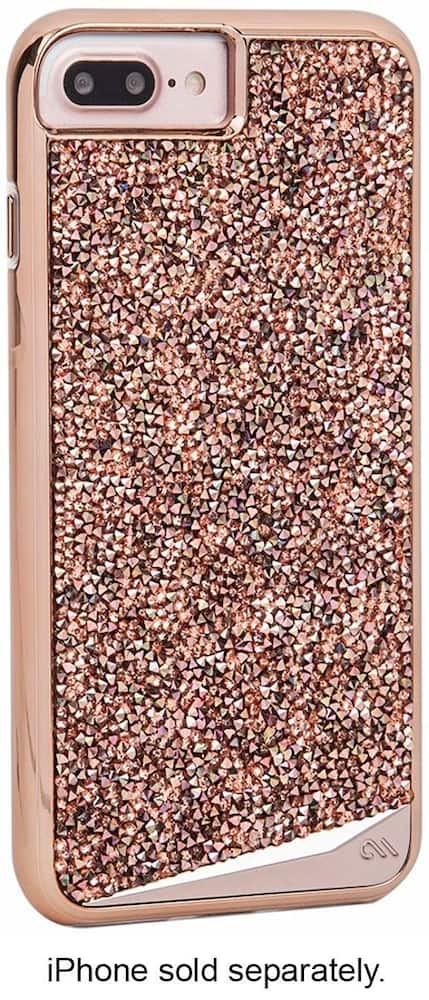 brilliance case for apple iphone 8 plus - rose gold brilliance case for apple iphone 8 plus - rose gold