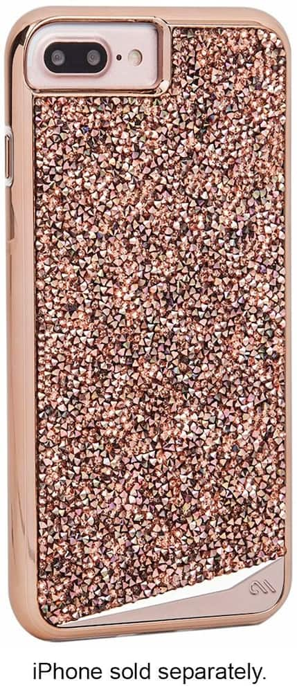 brilliance case for apple iphone 8 plus - rose gold