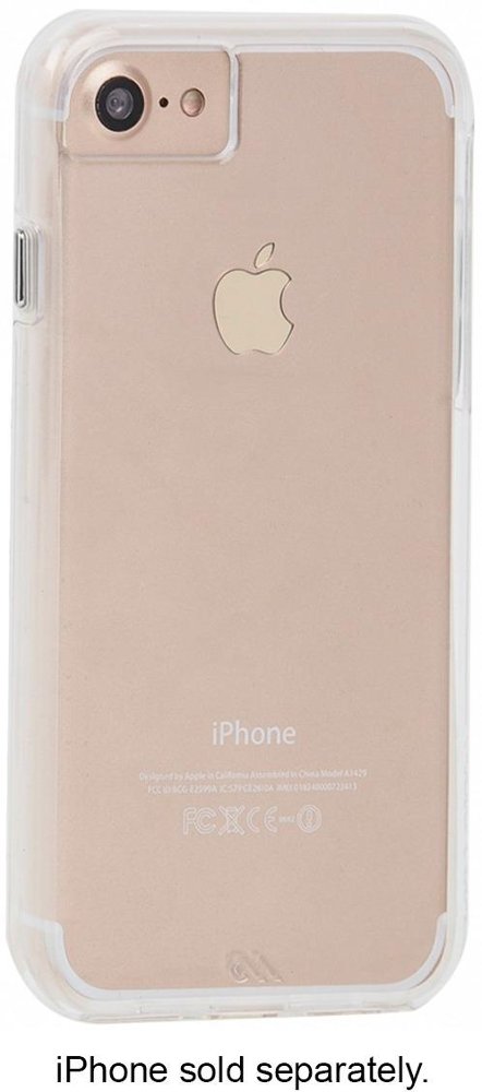 naked tough case for apple iphone 6, 6s, 7 and 8 - transparent