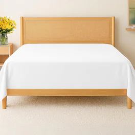 CGK Linens - Premium Flat Sheet Ultra Soft & Breathable - Cozy & Wrinkle Resistant Top Sheet - Twin XL - White