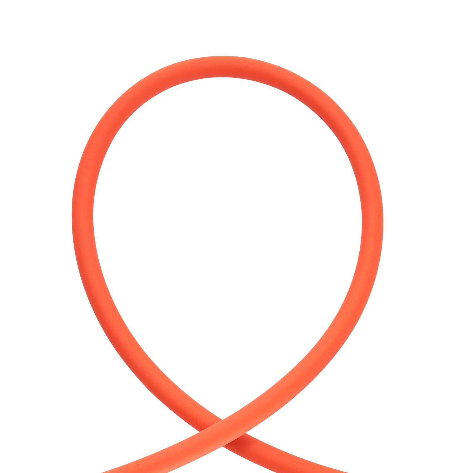 Alt View 4. VEVOR - Air Hose, 1/4" x 25ft Hybrid Air Hose, Lightweight, Kink Resistant, Pneumatic Hoses with 1/4 inch Solid Brass Male - Orange.