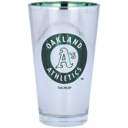 The Memory Company - Oakland Athletics 16oz. Electroplated Pint Glass - Multicolor