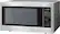 Left. Sharp - 2.2 Cu. Ft. Full-Size Microwave - Stainless steel.