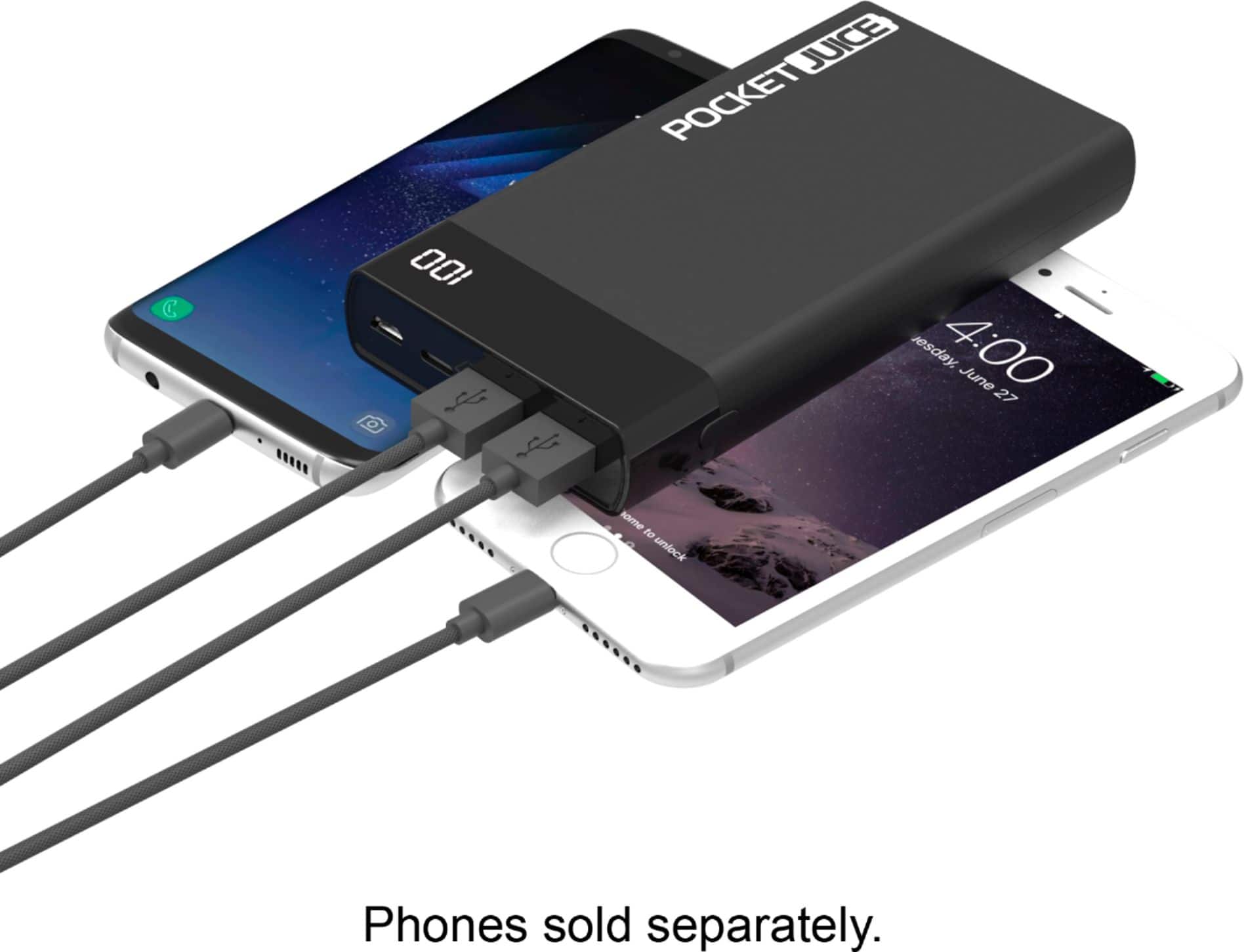 Best Buy Tzumi PocketJuice 10,000 mAh Portable Charger for Most USB