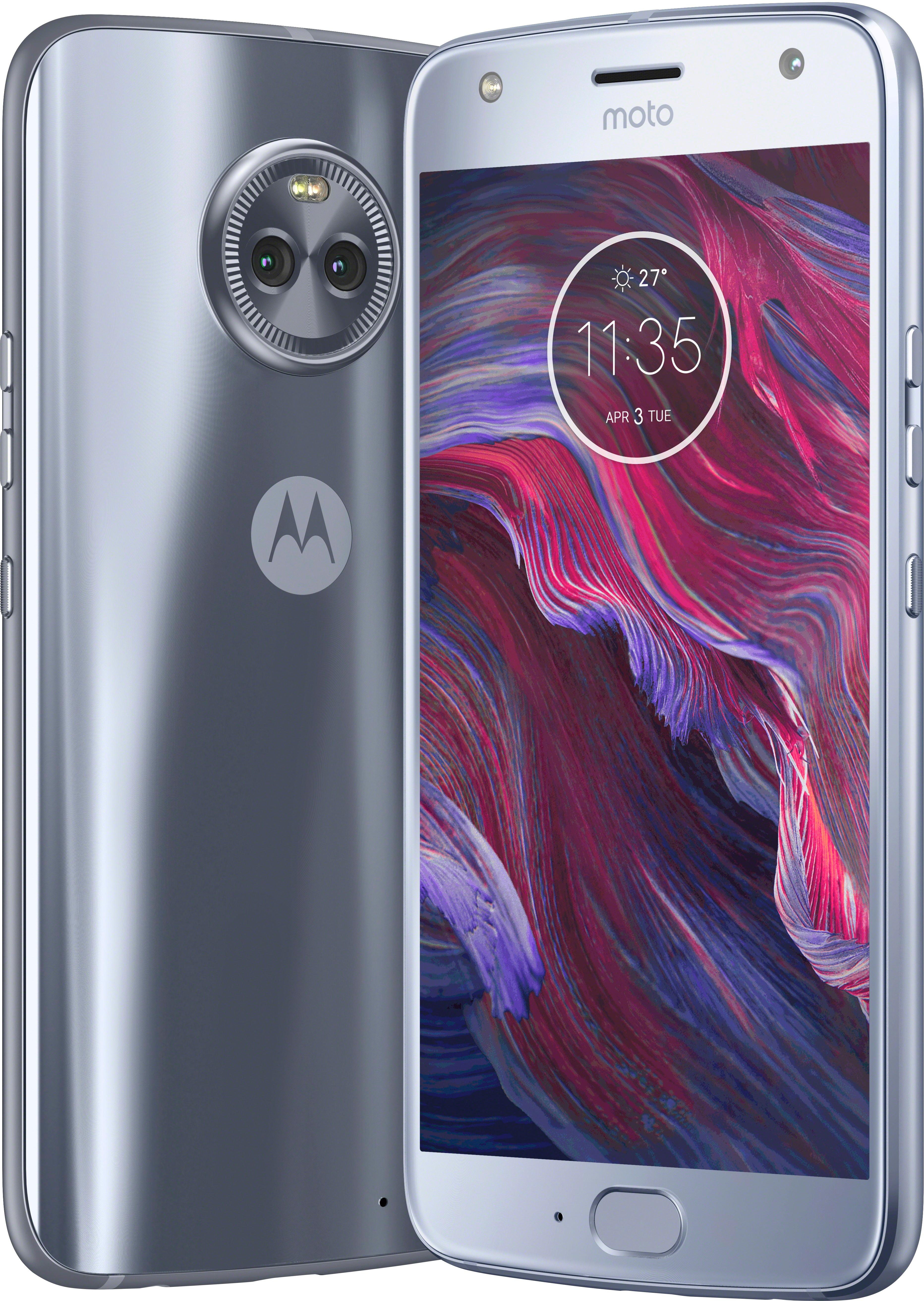 baden alleen gevangenis Best Buy: Motorola Moto X (4th Generation) 4G LTE with 32GB Memory Cell  Phone (Unlocked) Sterling Blue PA8S0007US