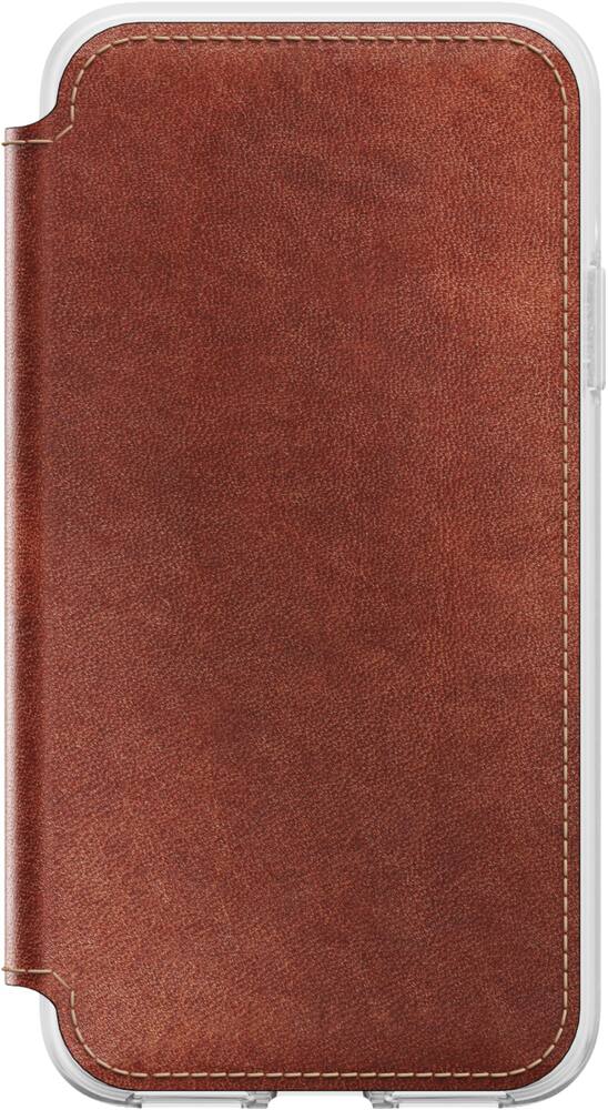 folio case for apple iphone x and xs - brown/clear folio case for apple iphone x and xs - brown/clear