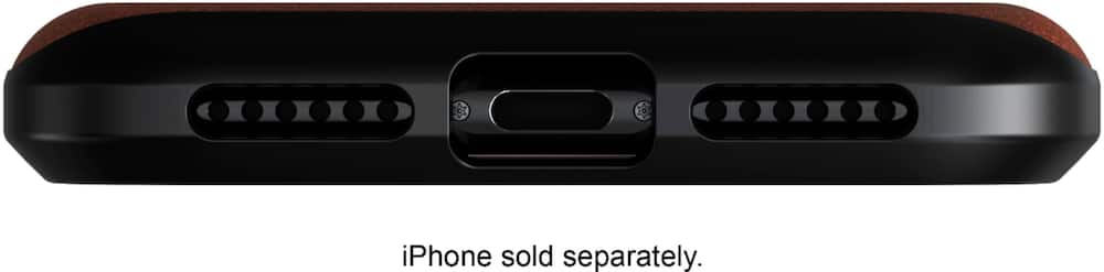 leather case for apple iphone x and xs - brown leather case for apple iphone x and xs - brown