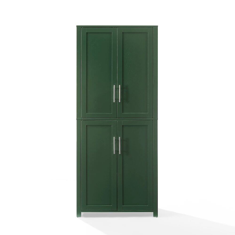 Alt View 2. Crosley Furniture - Savannah Tall Kitchen Storage Pantry - Hunter Green.