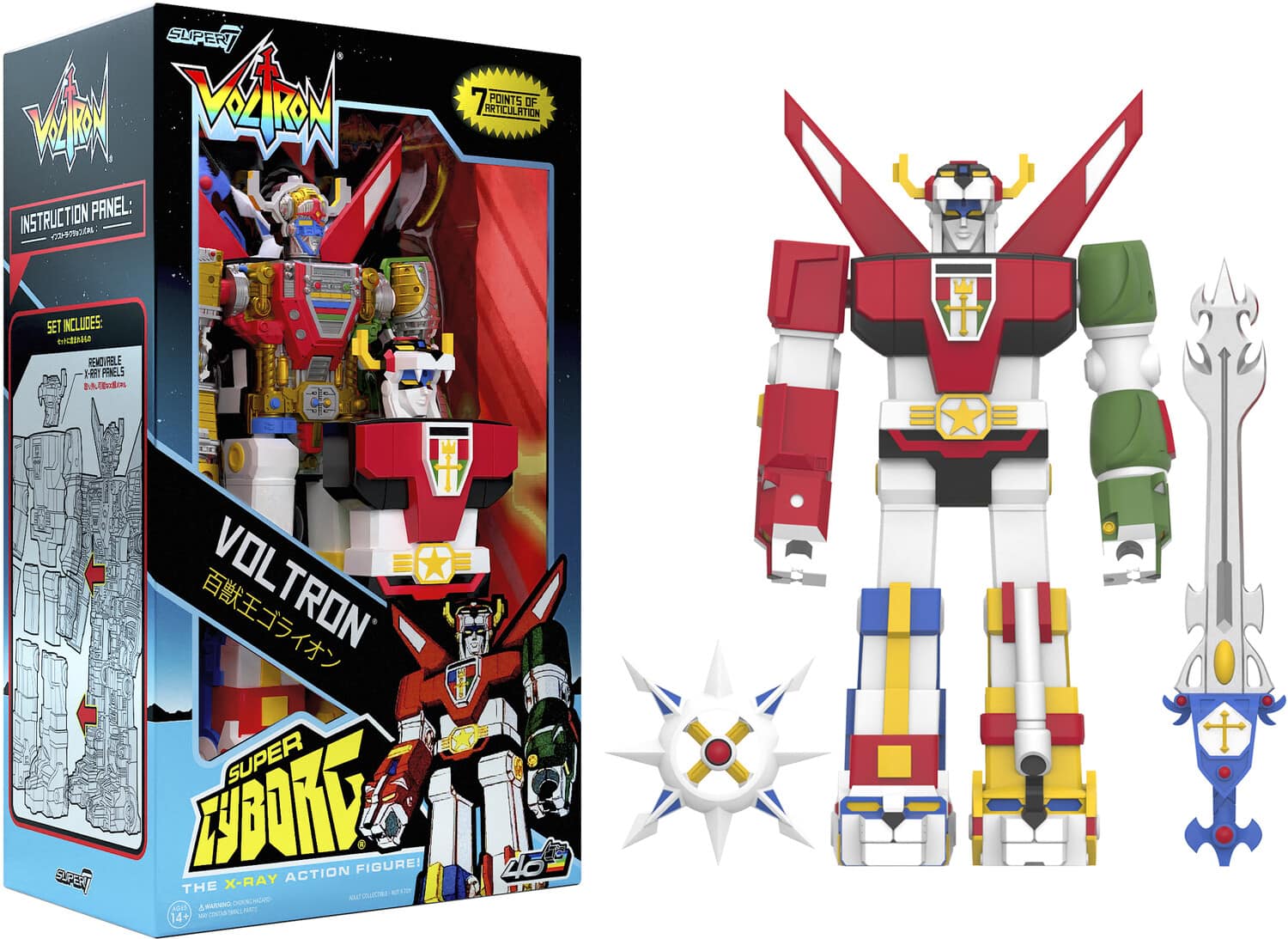 Super7 - Voltron - Super Cyborg - Voltron (Full Color) - Collectibles - Multicolor
