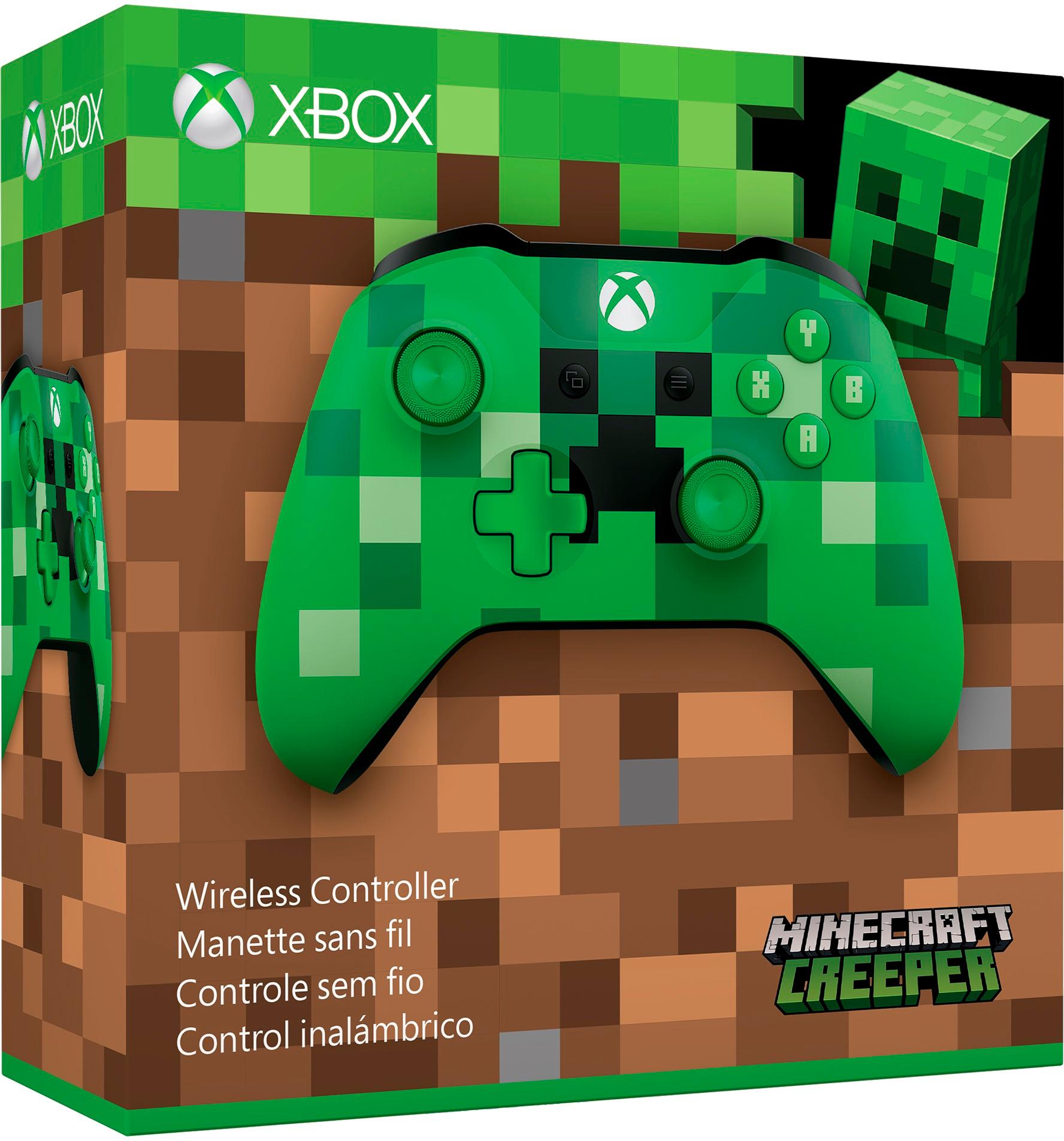green minecraft xbox one controller