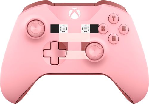  Microsoft - Wireless Controller for Xbox One and Windows 10 - Minecraft Pig