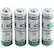 Front. Saft - LS14500 Batteries (4-Pack) - White/Green.
