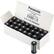 Front. Panasonic - CR123A Batteries (24-Pack) - Black/Blue.