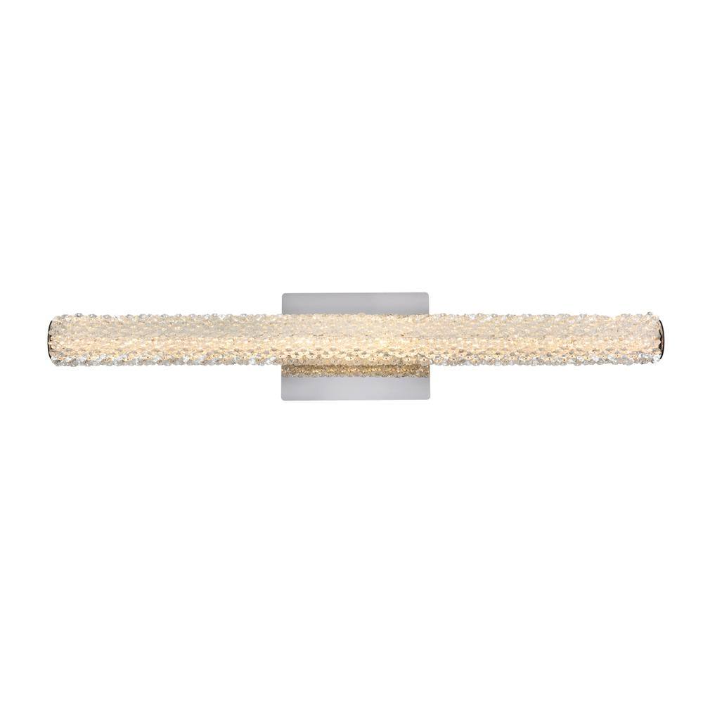 Alt View 1. Elegant Lighting - Bowen 30 inch Adjustable LED Wall Sconce in Chrome - Chrome.