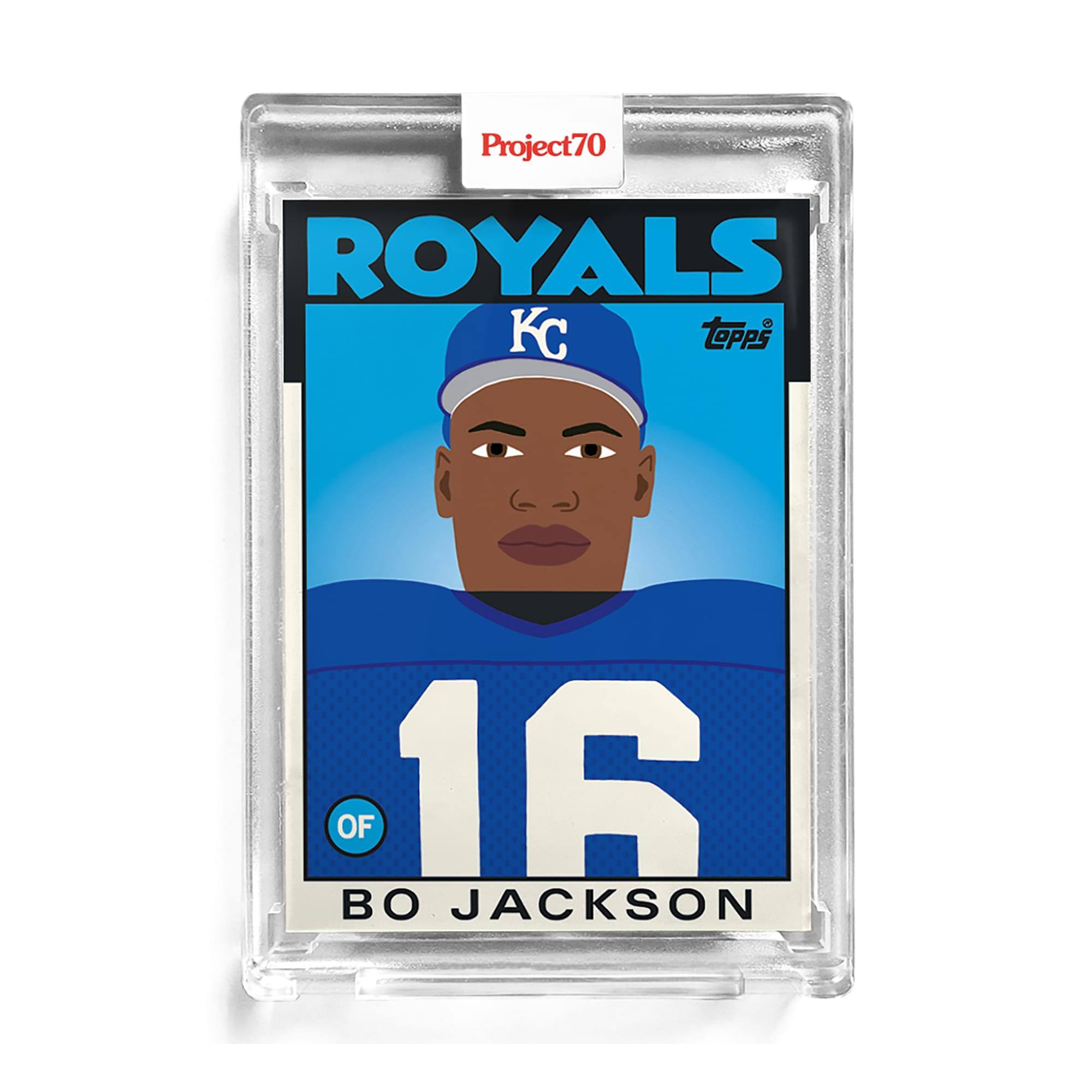 MLB Topps Project70 Card 234 | 1986 Bo Jackson by Keith Shore - Blue