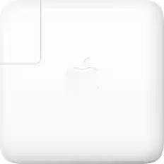 Front. Apple - 61W USB-C Power Adapter - White.
