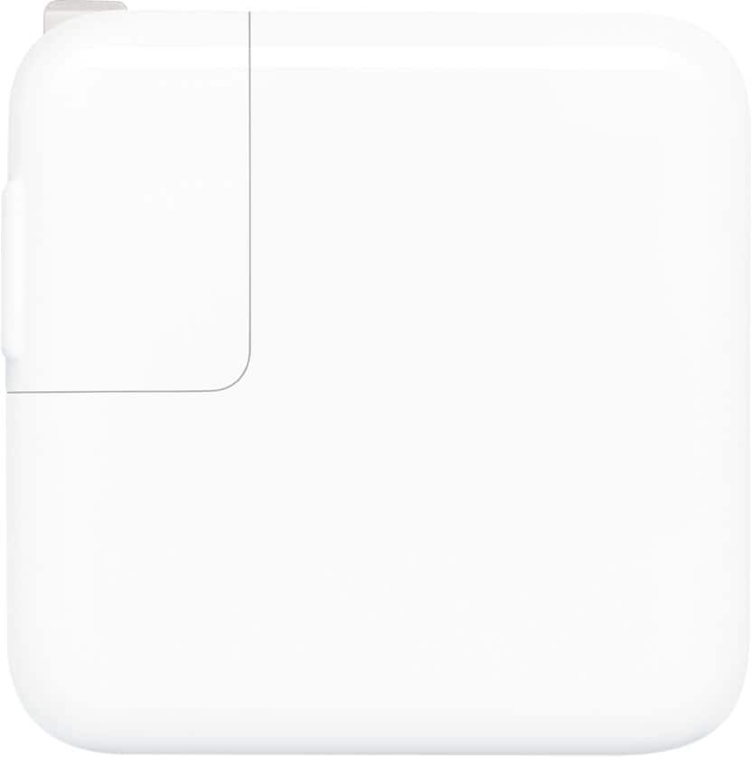 Front. Apple - 30W USB-C Power Adapter - White.