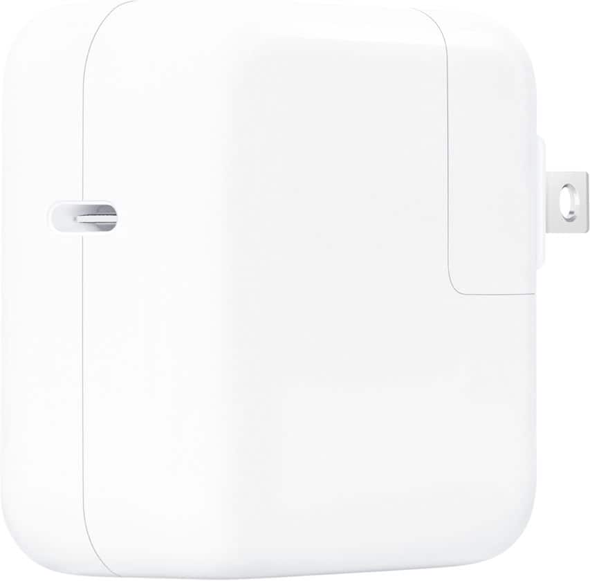 Alt View 12. Apple - 30W USB-C Power Adapter - White.